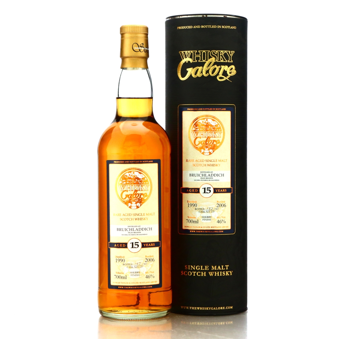 Bruichladdich 1990 Whisky Galore 15 Year Old Sherry Finish