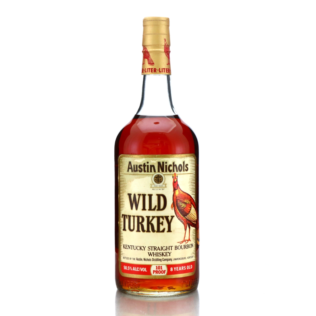 Wild Turkey 8 Year Old 101 Proof 1 Litre 1992