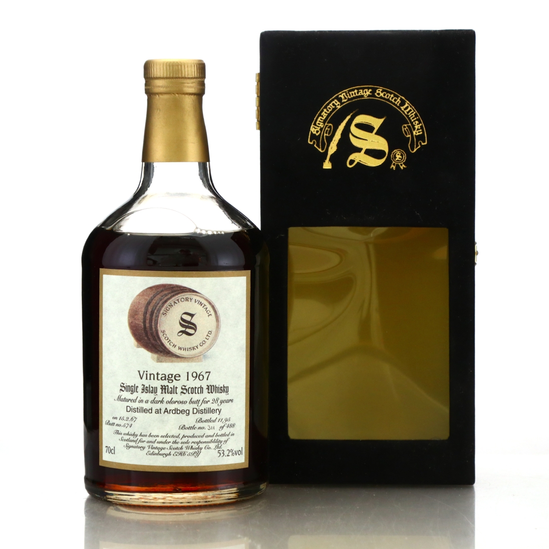 Ardbeg 1967 Signatory Vintage 28 Year Old / Dark Oloroso Butt #574