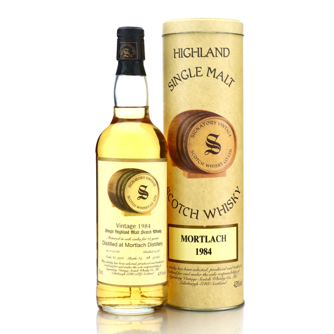 Mortlach 1984 Signatory Vintage 12 Year Old