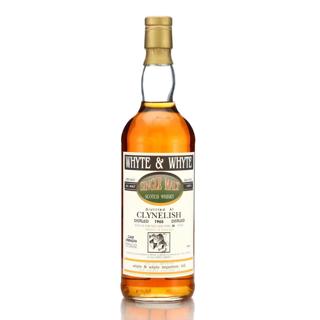 Clynelish 1965 Whyte and Whyte 28 Year Old Cask Strength 75cl / Spirits Library