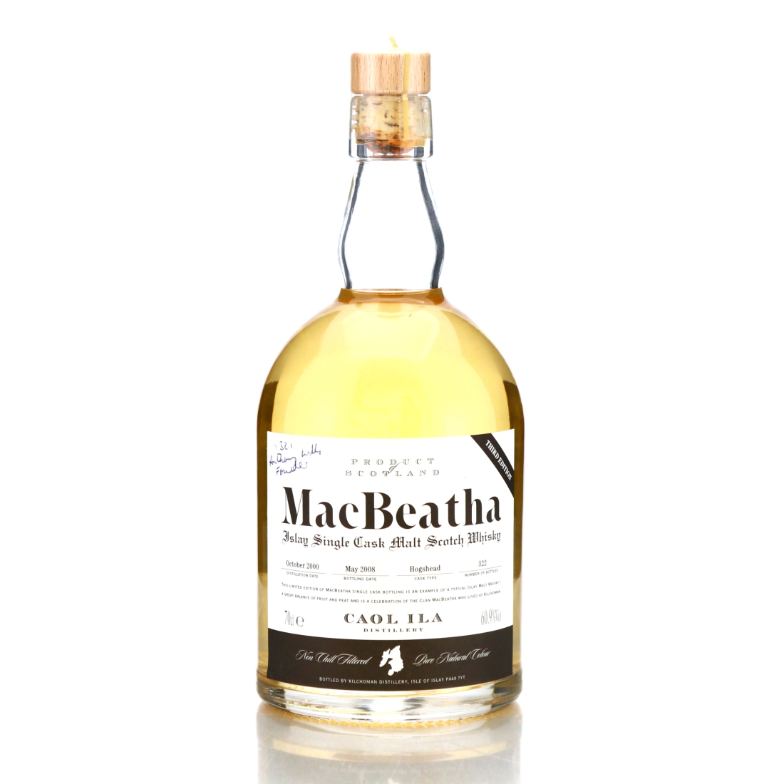 Caol Ila 2000 MacBeatha 3rd Edition / Signed