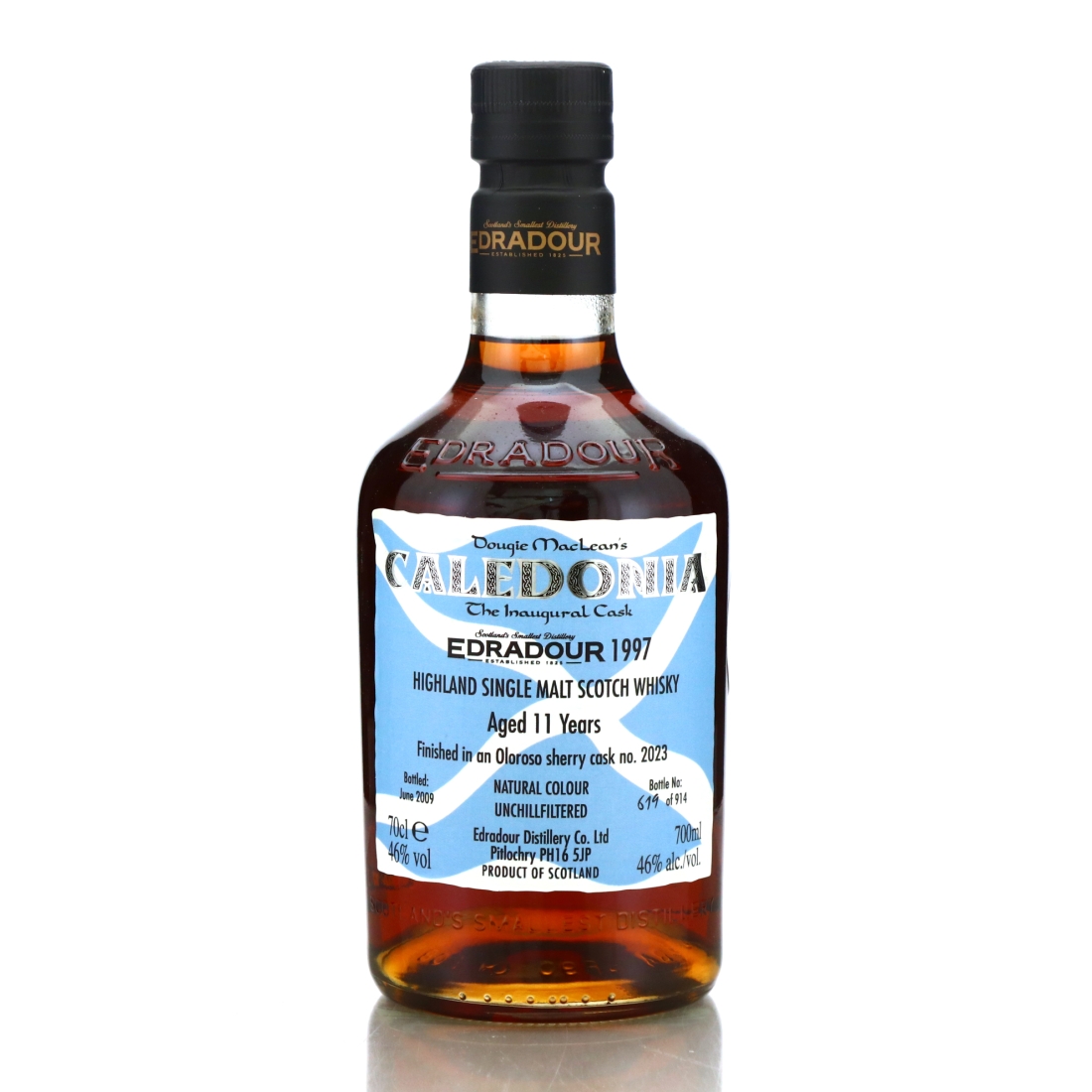 Edradour 1997 Caledonia 11 Year Old / Inaugural Cask