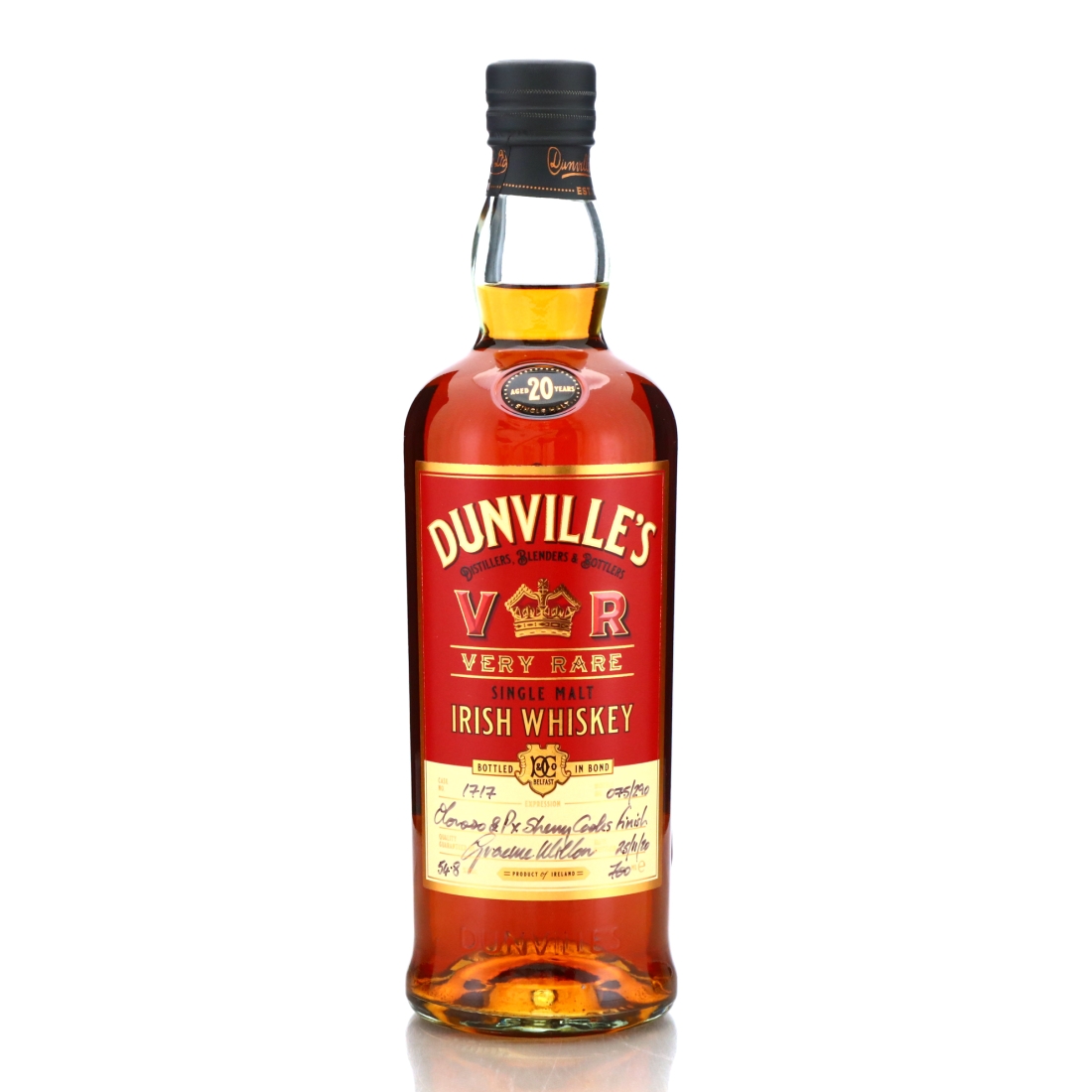 Dunville's VR 20 Year Old Single Oloroso & PX Cask Finish #1717