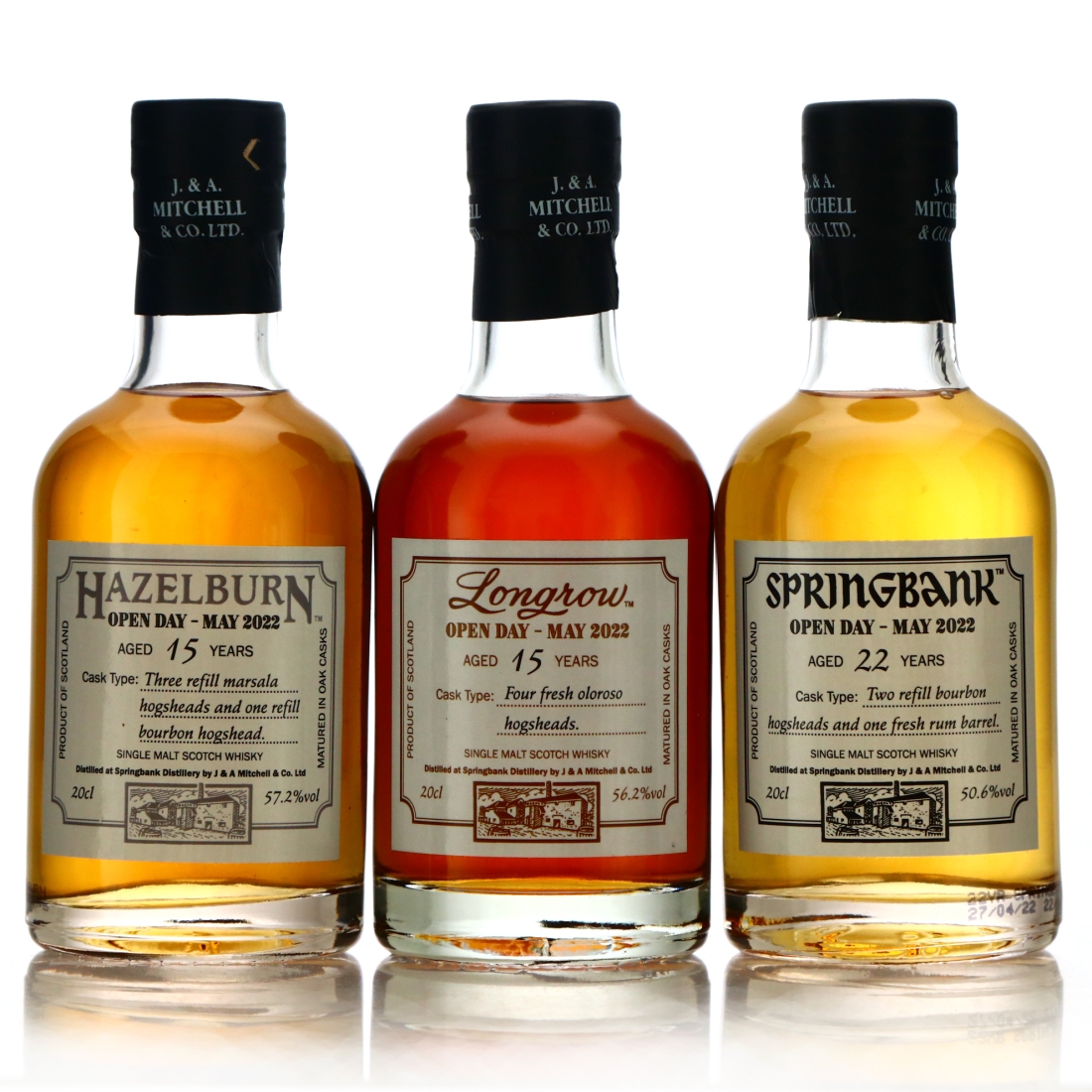 Springbank Open Day Releases 3 x 20cl / Campbeltown Malts Festival 2022
