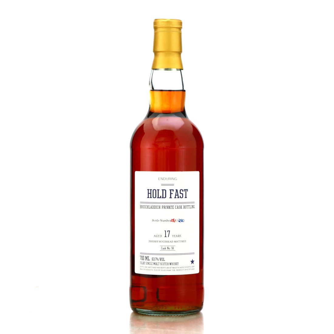 Bruichladdich Private Cask 17 Year Old #56 / Hold Fast
