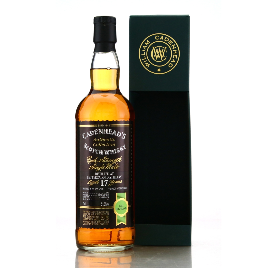 Fettercairn 1993 Cadenhead's 17 Year Old