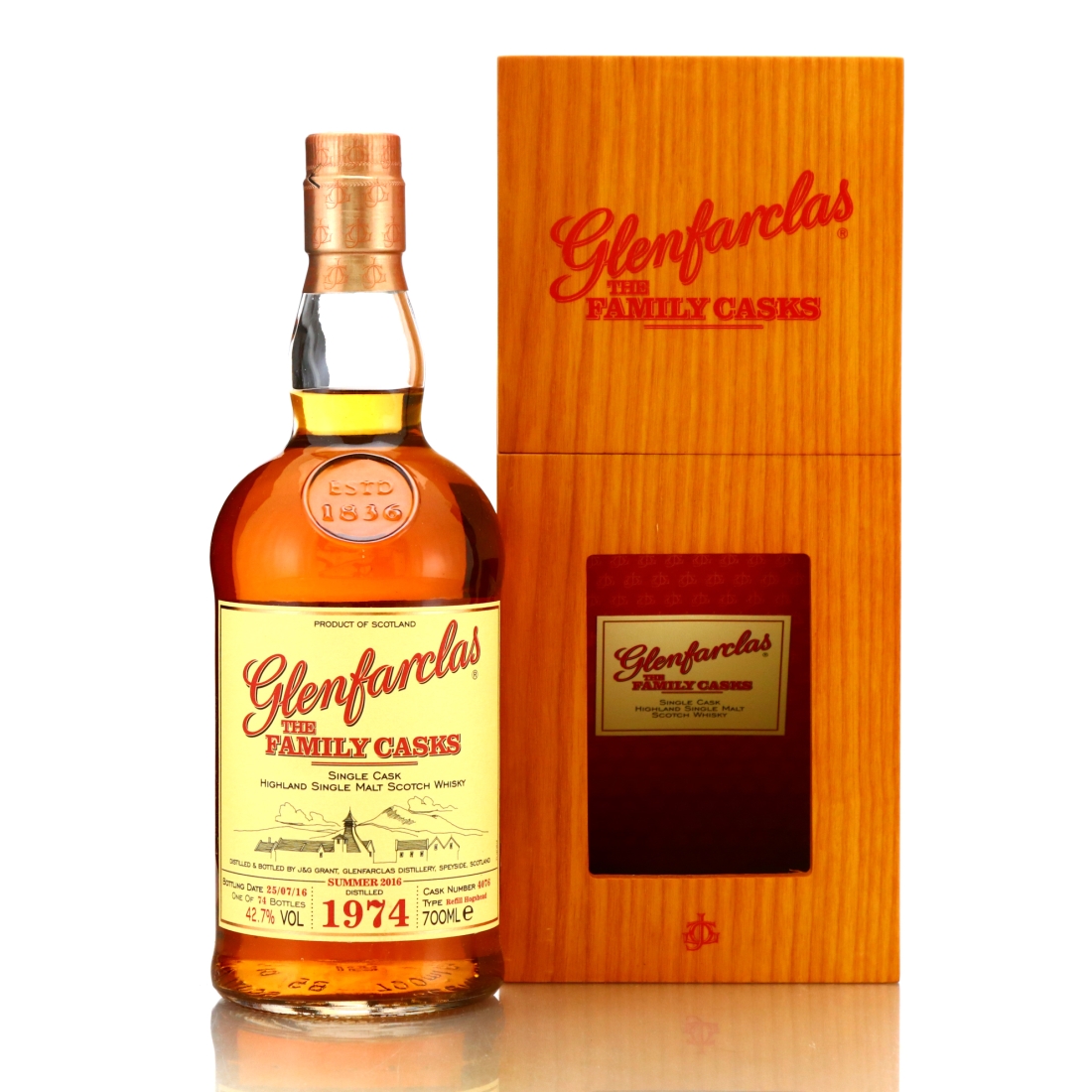 Glenfarclas 1974 Family Cask #4076 / Summer 2016