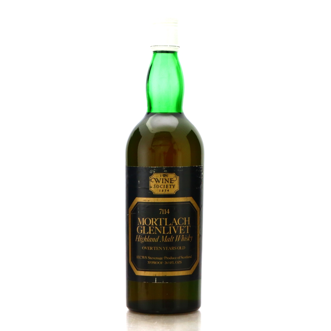 Mortlach 10 Year Old The Wine Society 1970s