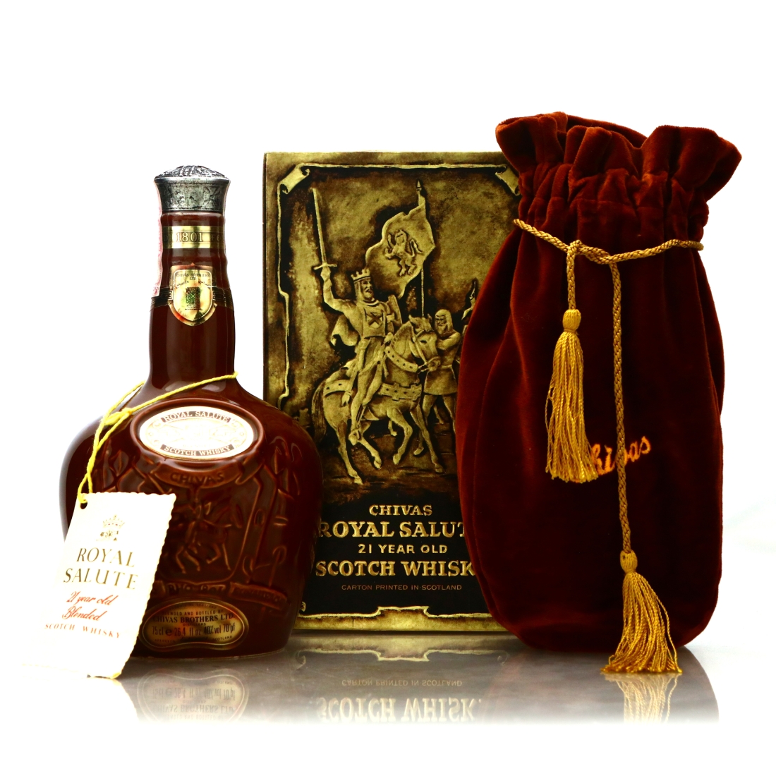 Chivas Royal Salute 21 Year Old Brown Flagon 1970s