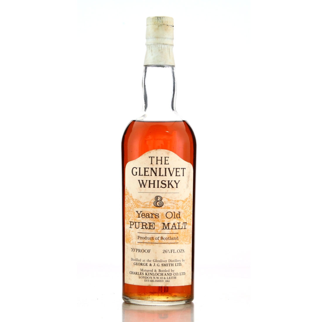 Glenlivet 8 Year Old Charles Kinloch 1960s