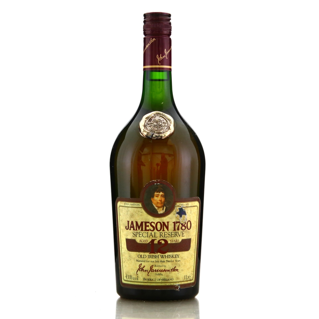 Jameson '1780' Special Reserve 12 Year Old 1 Litre 1980s