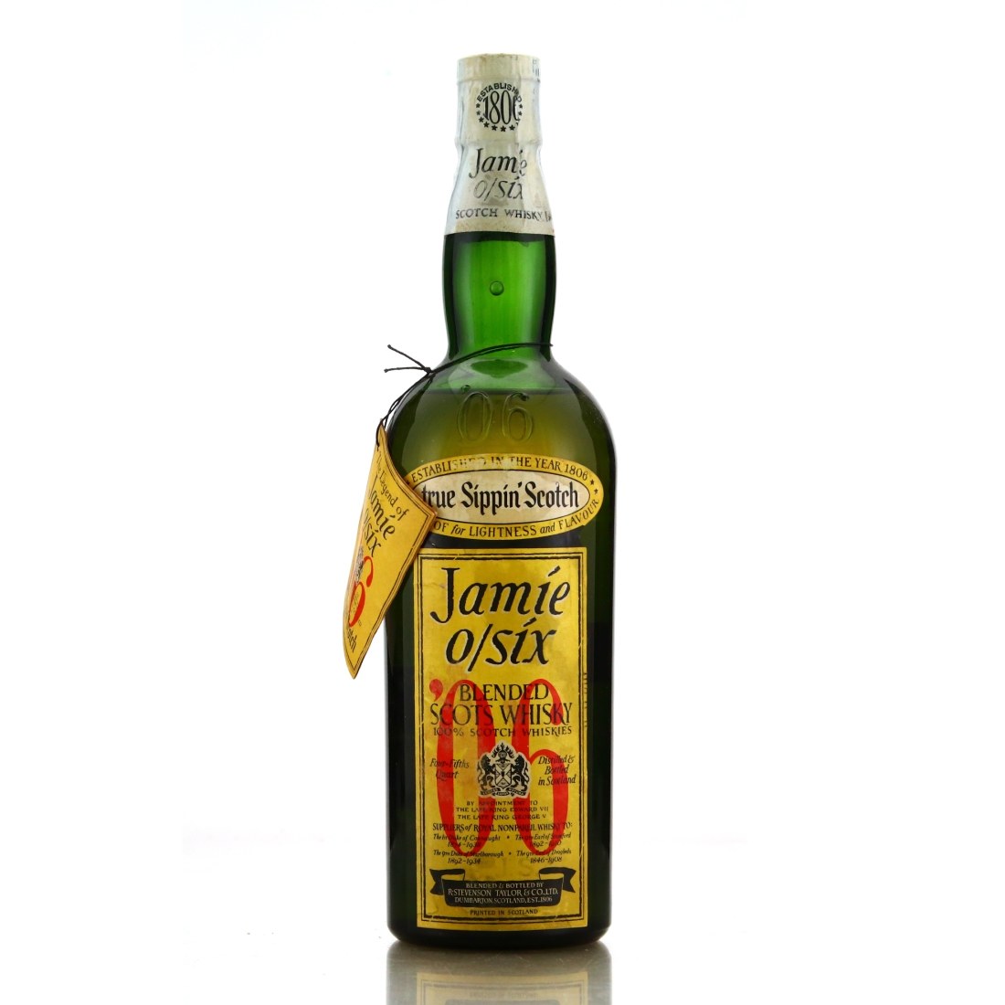 Jamie O/Six Blended Scotch Whisky 1940s / US Import