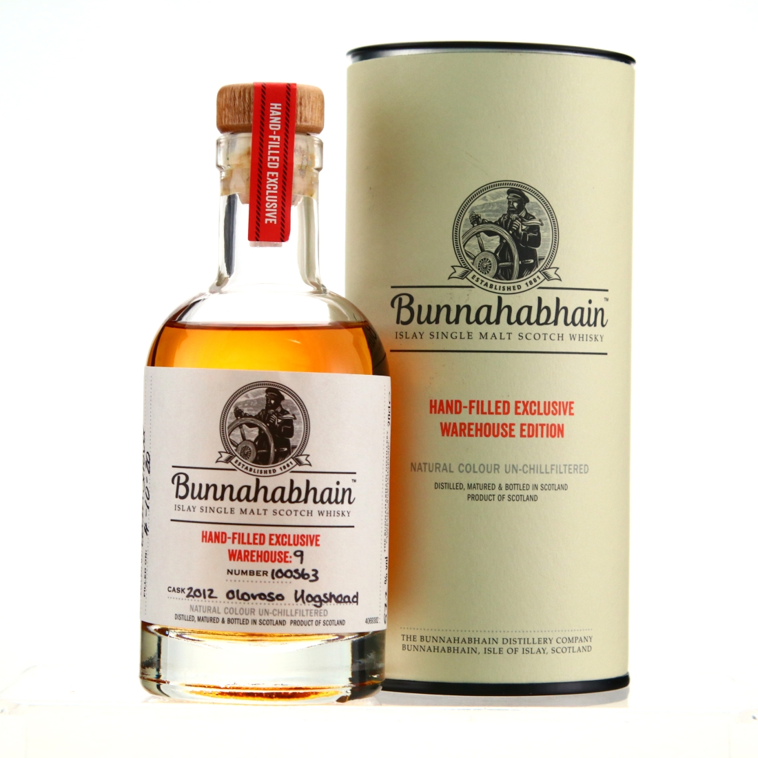 Bunnahabhain 2012 Hand Filled Oloroso Cask #100563 20cl