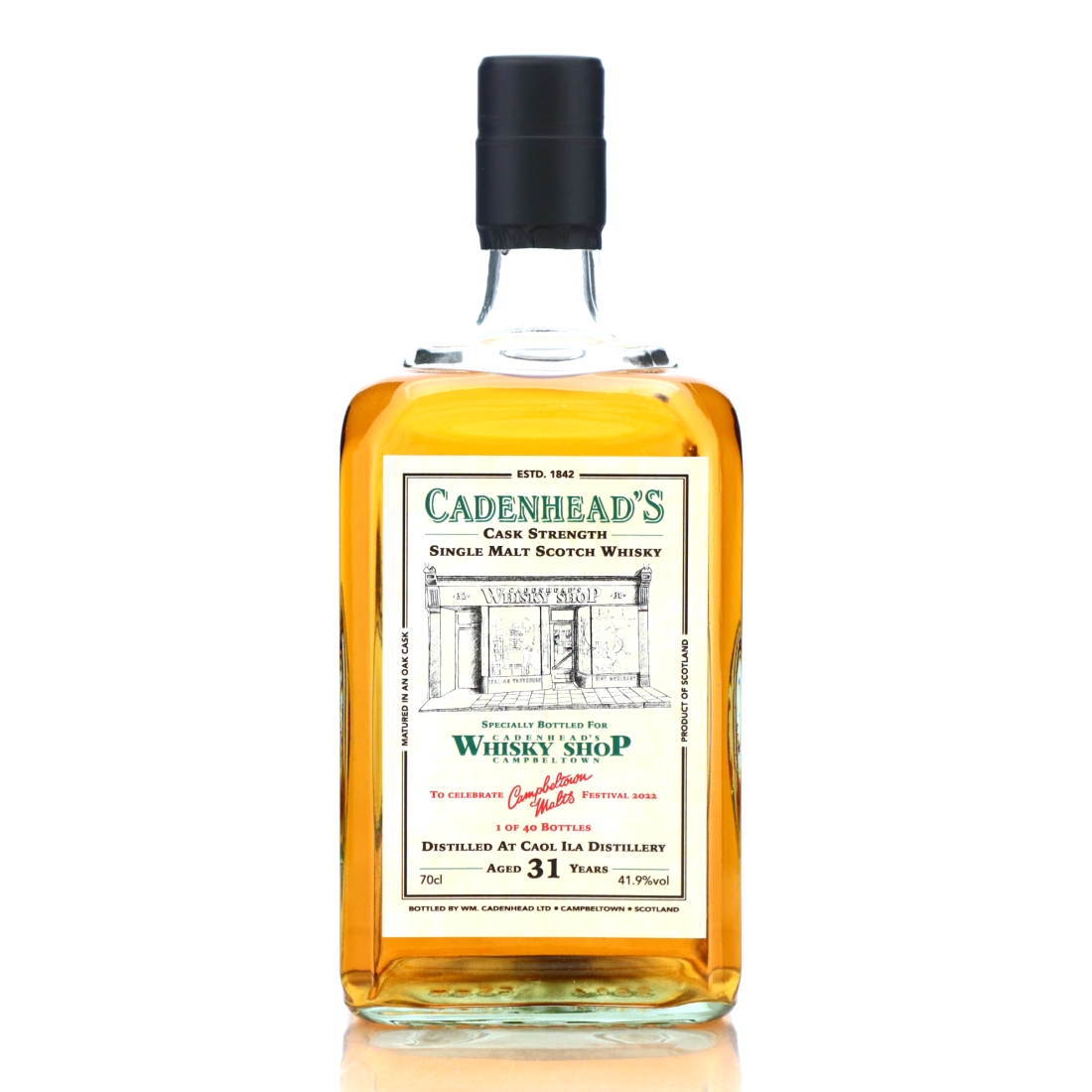 Caol Ila 31 Year Old Cadenhead's / Campbeltown Malts Festival 2022 