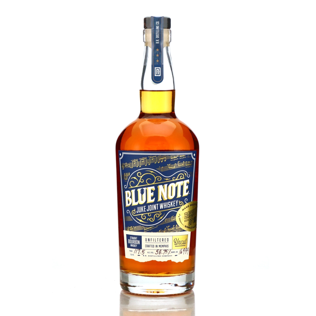 Blue Note Juke Joint Straight Bourbon Single Barrel #16999 / Barreled Up