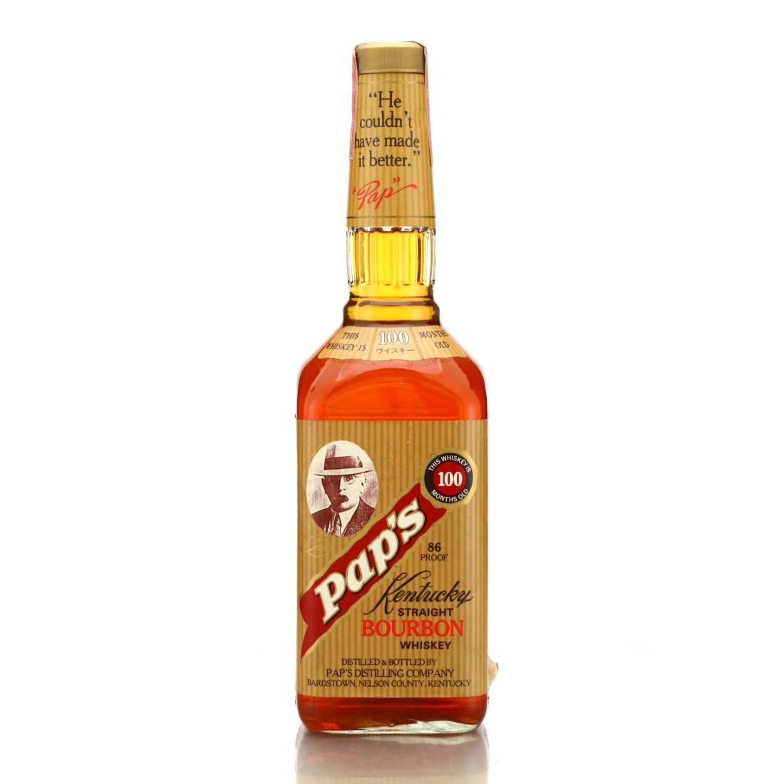 ジ*ル様 Pap's Kentucky Straight Bourbon 86 Pap's Kentucky Straight Bourbon 1990 Whisky | Whisky Auctioneer