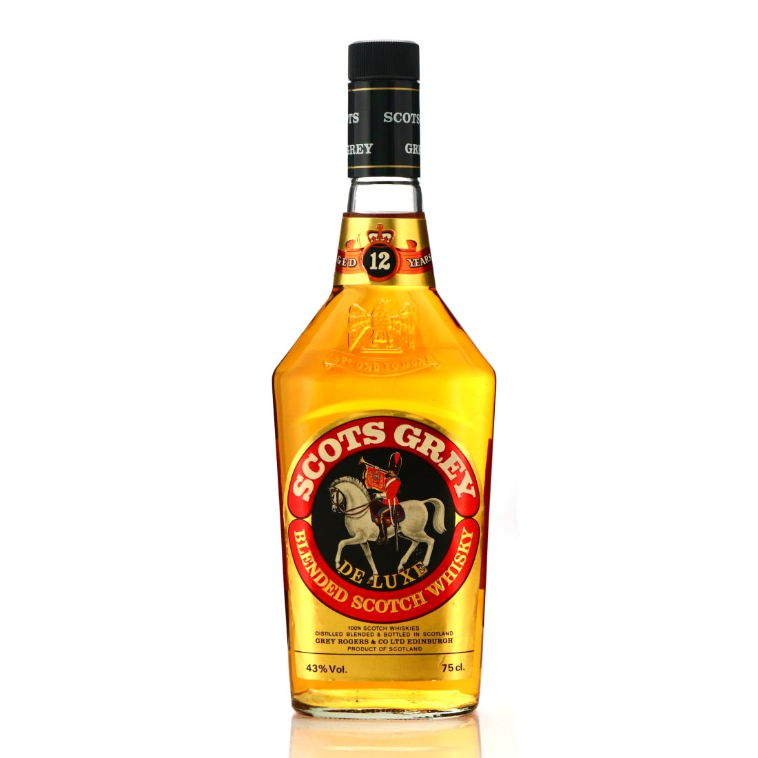 Scots Grey 12 Year Old Blended Scotch Whisky 1980s