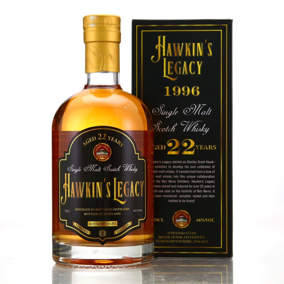 Ben Nevis 1996 Hawkin's Legacy 22 Year Old
