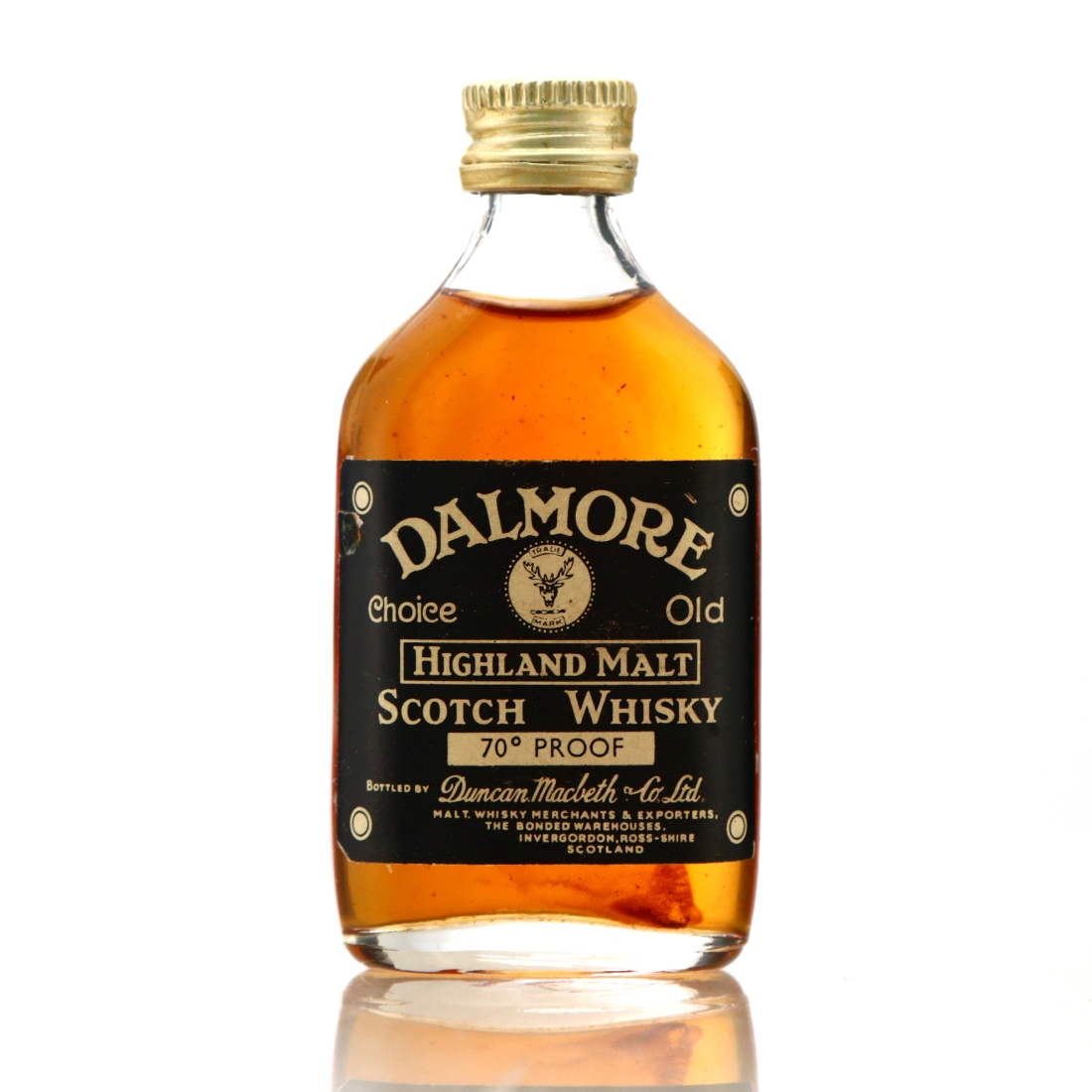 Dalmore 8 Year Old Miniature 1960s