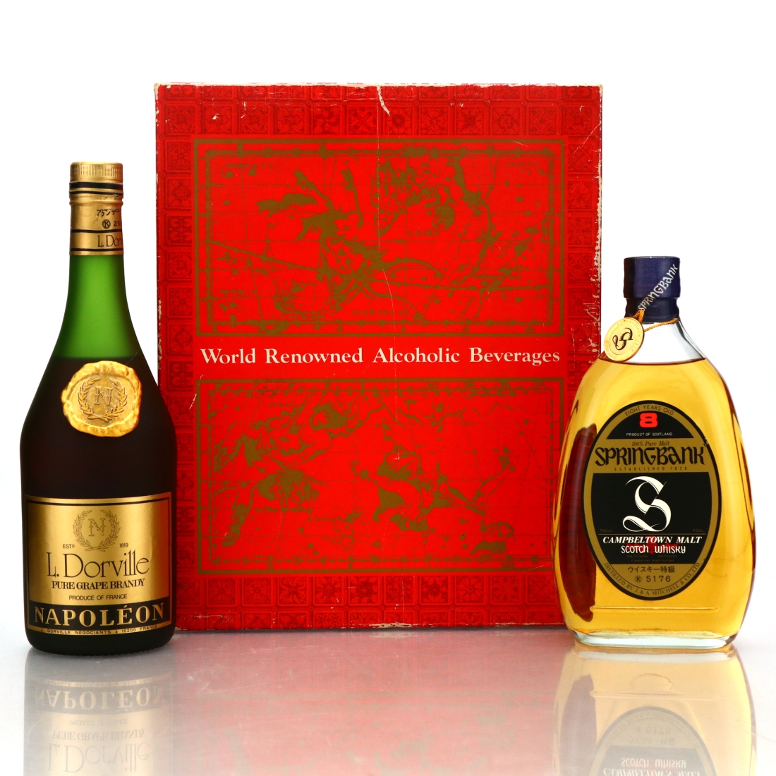 Springbank 8 Year Old & Dorville Brandy 2 x 70cl