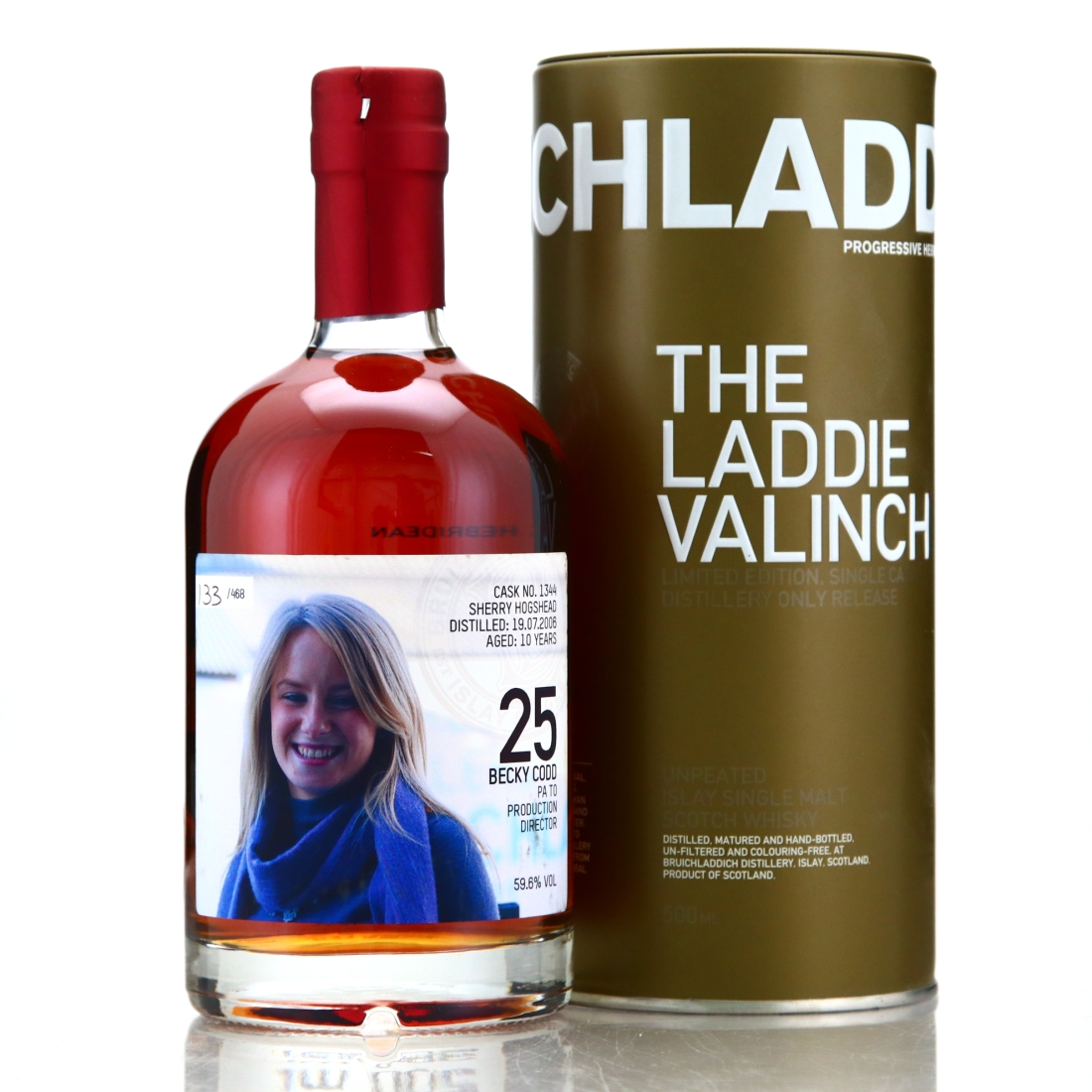 Bruichladdich 2006 Becky Codd Valinch 10 Year Old / Sherry