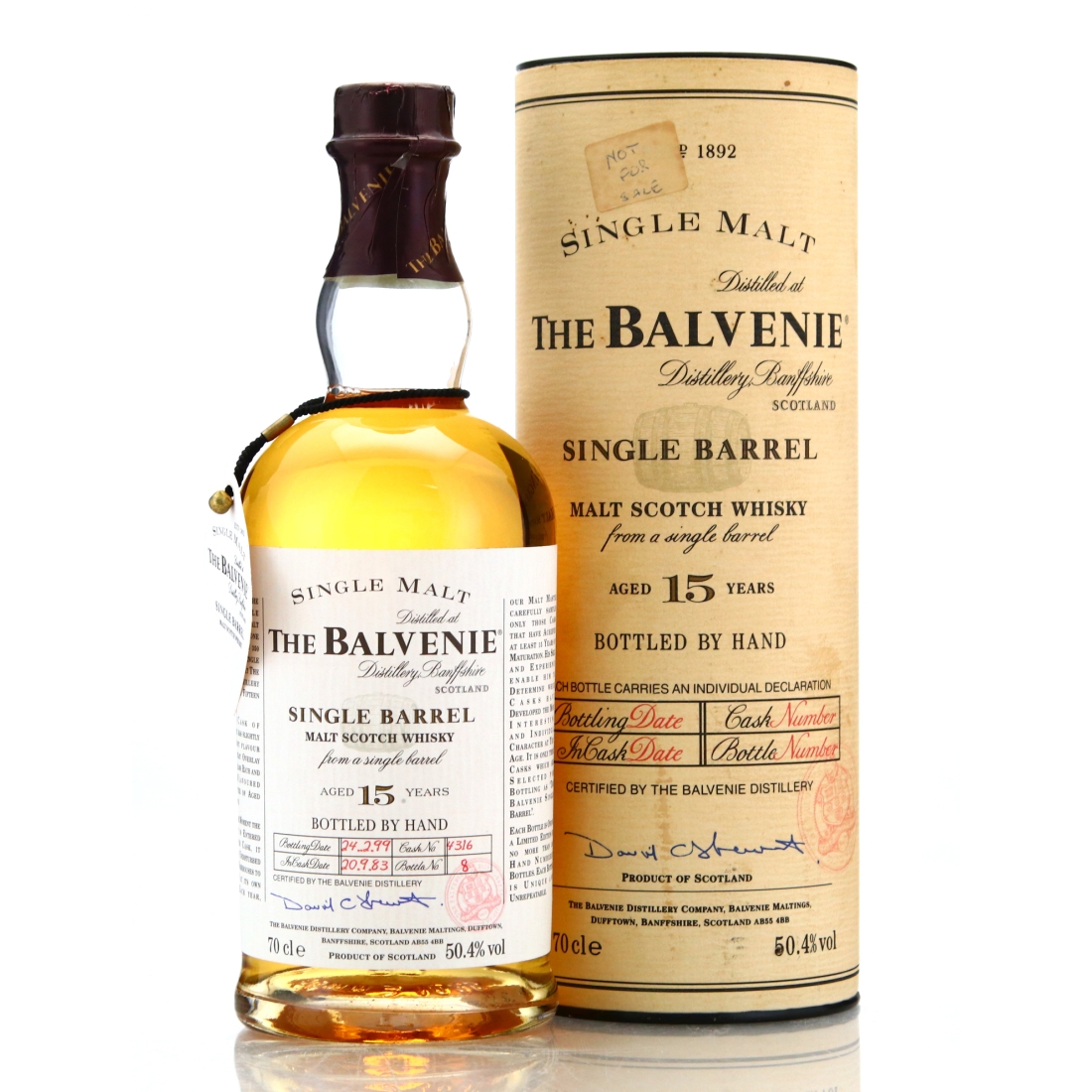 Balvenie 1983 Single Barrel 15 Year Old #4316