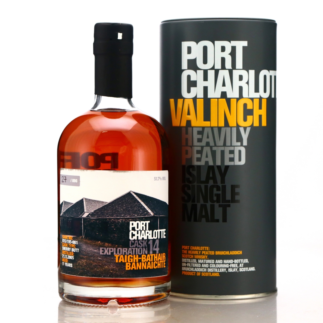 Port Charlotte 2005 Cask Exploration Valinch 11 Year Old No.14