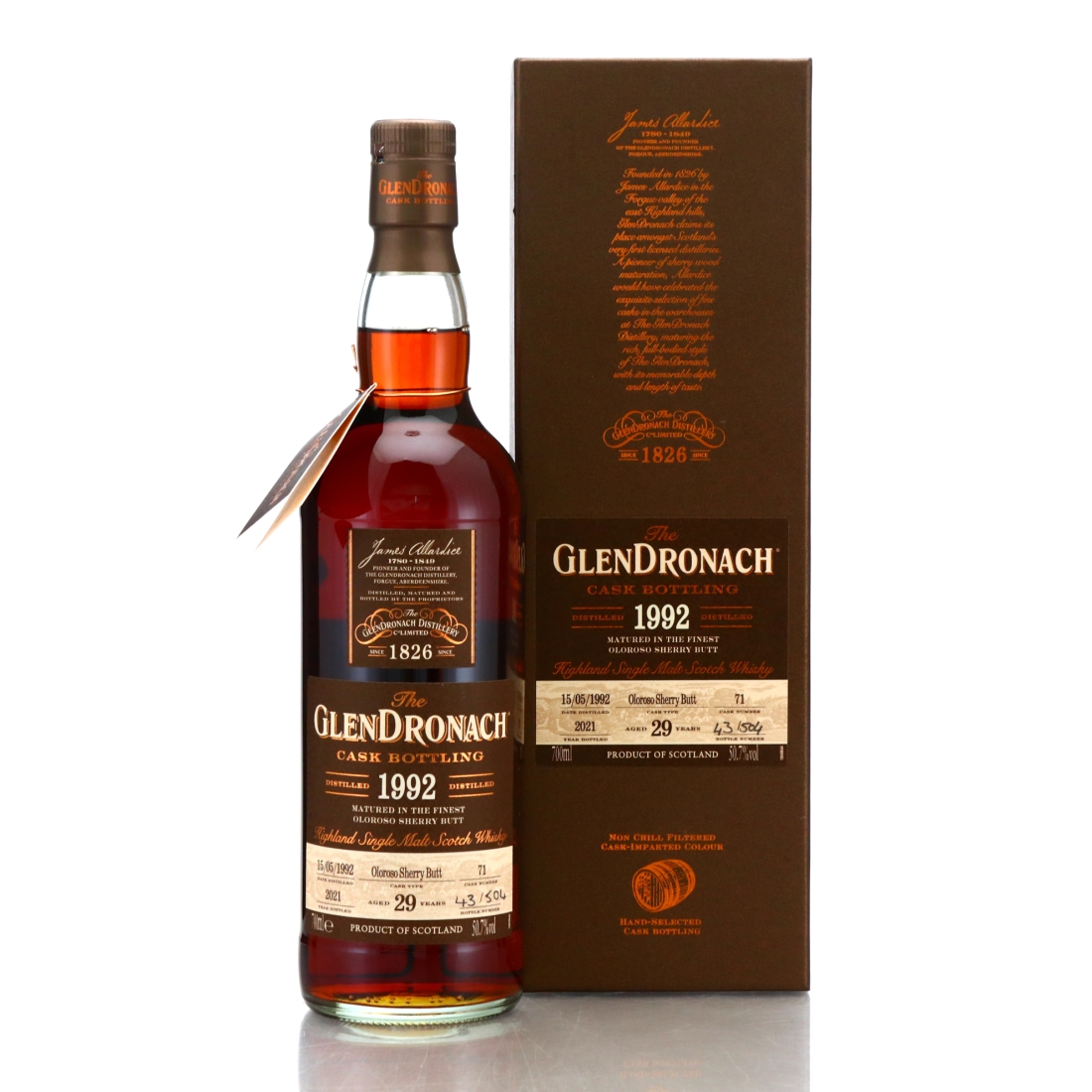 Glendronach 1992 Single Oloroso Cask 29 Year Old #71