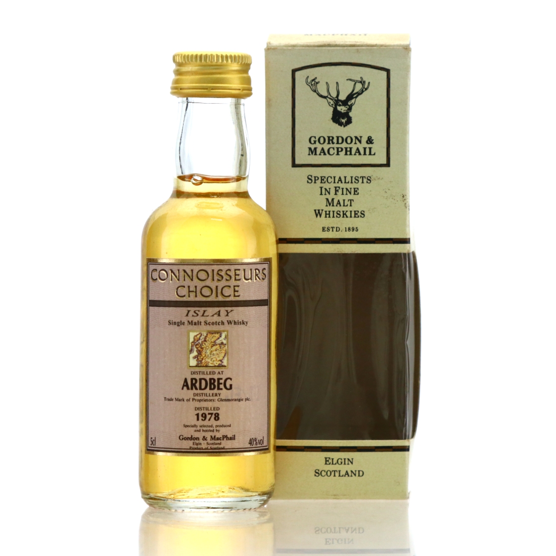 Ardbeg 1978 Gordon and MacPhail Miniature 5cl