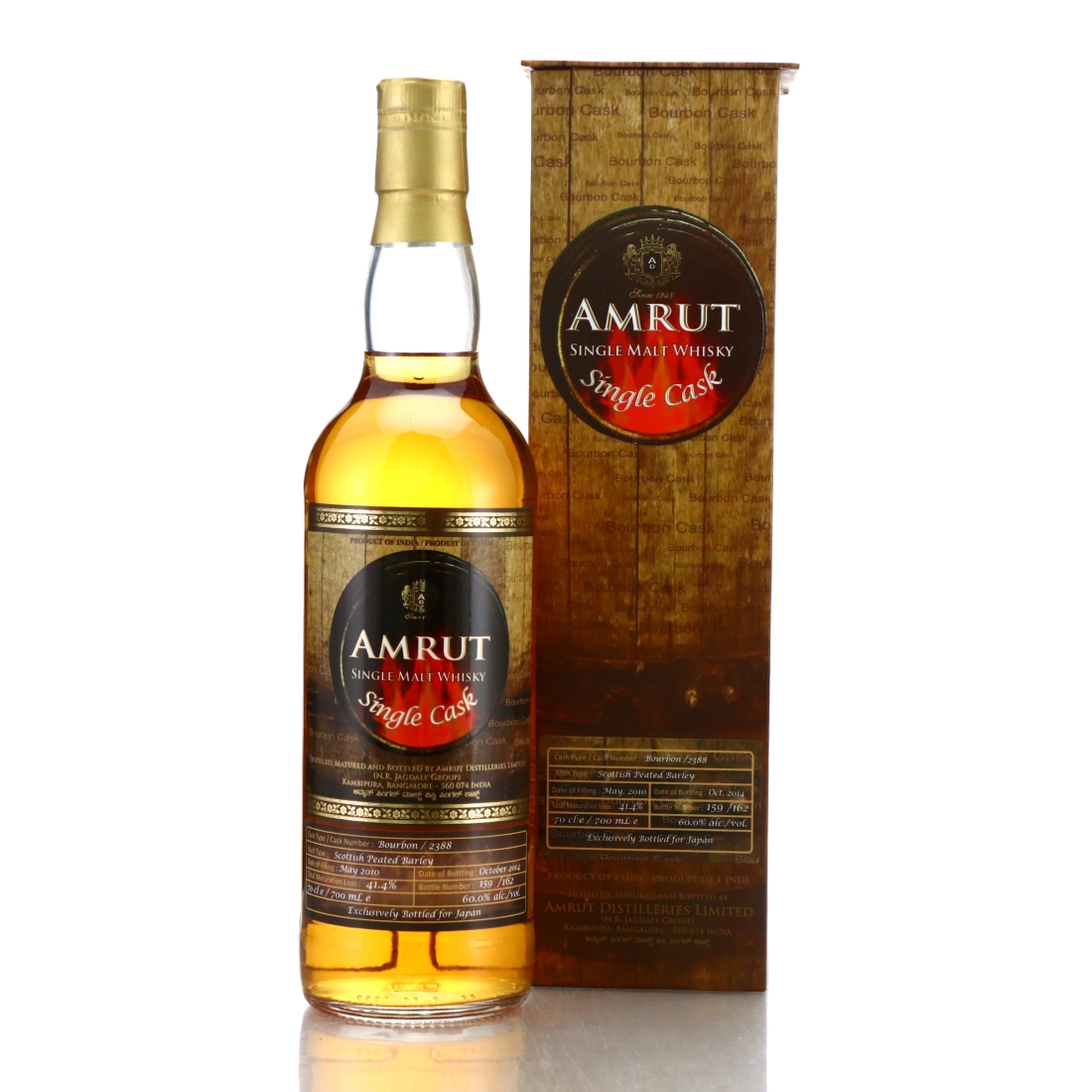 Amrut 2010 Single Bourbon Cask #2388