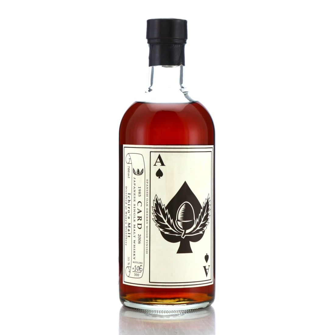 Hanyu 1985 Ichiro's Malt 'Card' #9308 / 2nd Ace of Spades