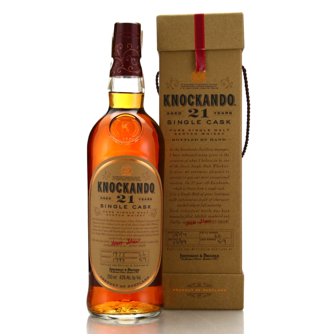 Knockando 1977 Single Cask 21 Year Old #59