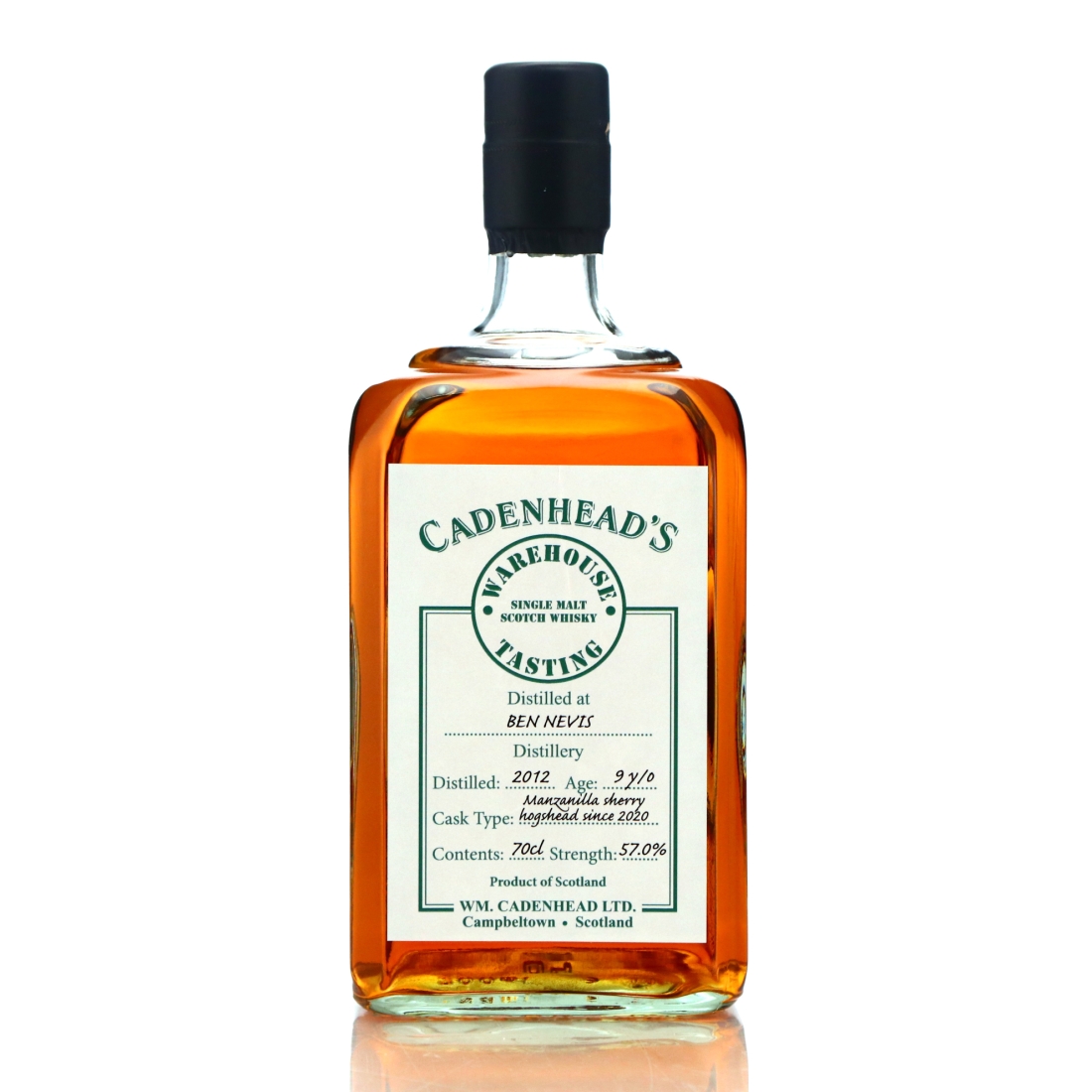 Ben Nevis 2012 Cadenhead's 9 Year Old Sherry Cask Warehouse Tasting