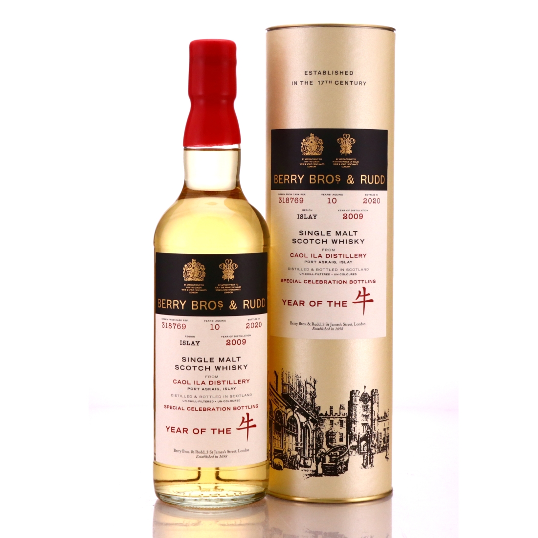 Caol Ila 2009 Berry Brothers Rudd 10 Year Old / Year of the Ox