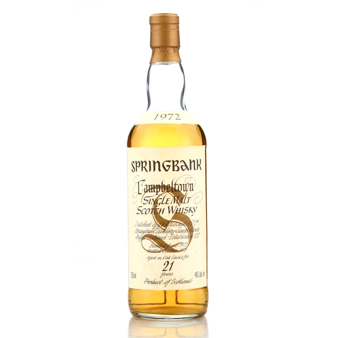 Springbank 1972 21 Year Old