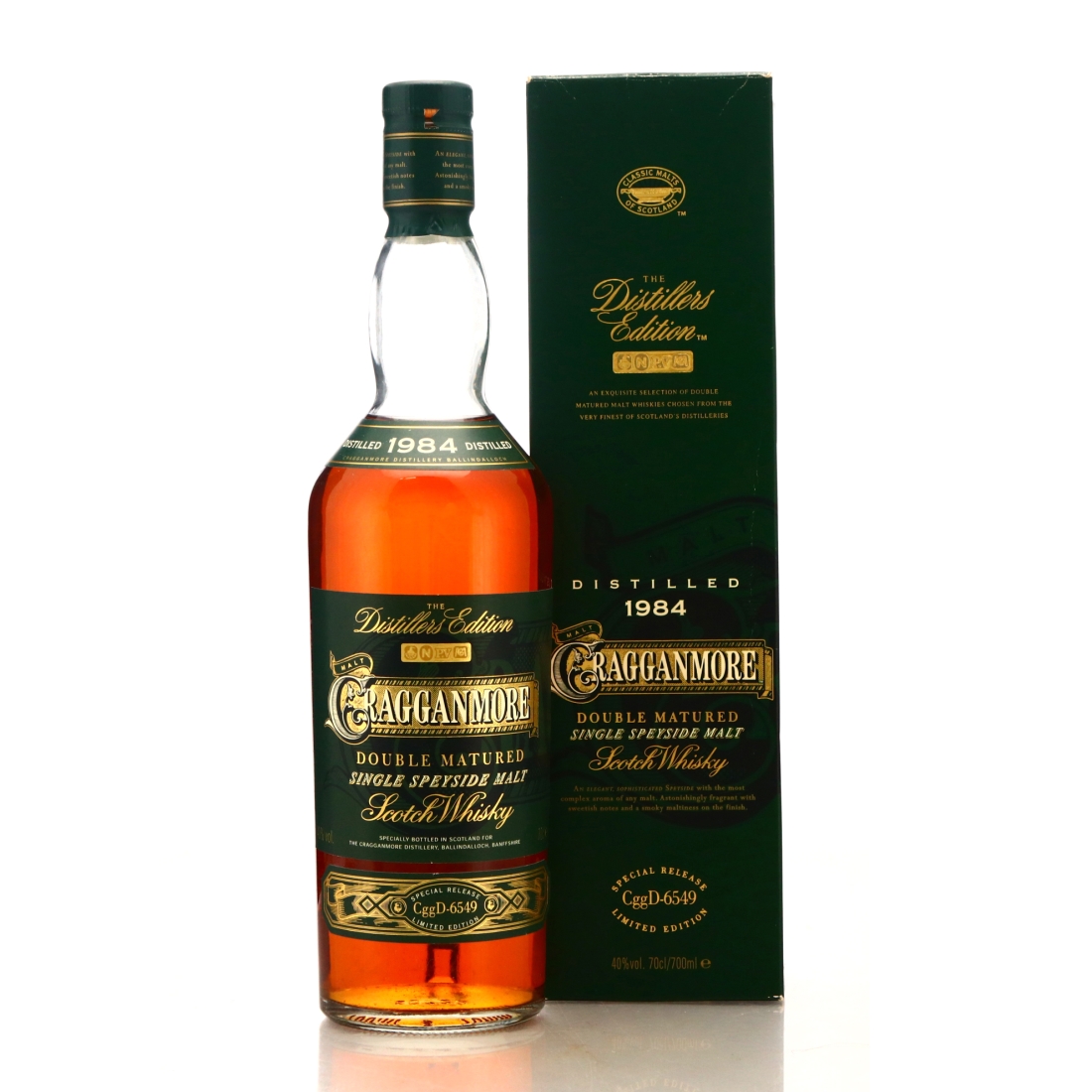 Cragganmore 1984 Distillers Edition CggD-6549 / Inaugural Release
