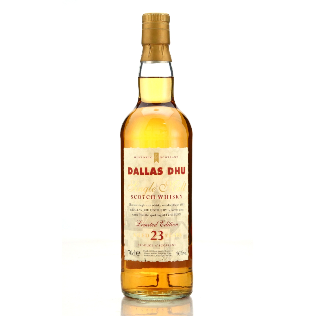 Dallas Dhu 1983 Historic Scotland 23 Year Old