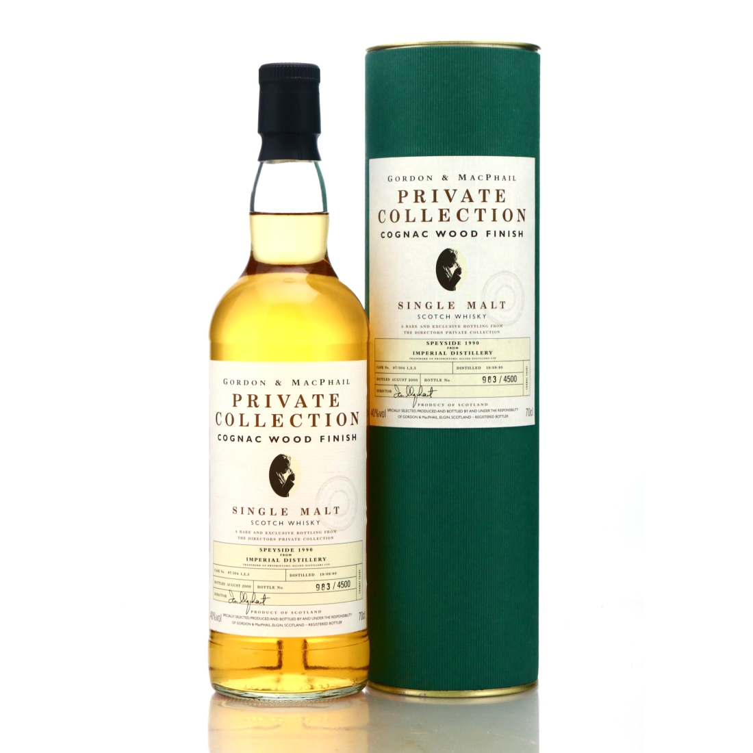 Imperial 1990 Gordon and MacPhail Private Collection / Cognac Wood Finish