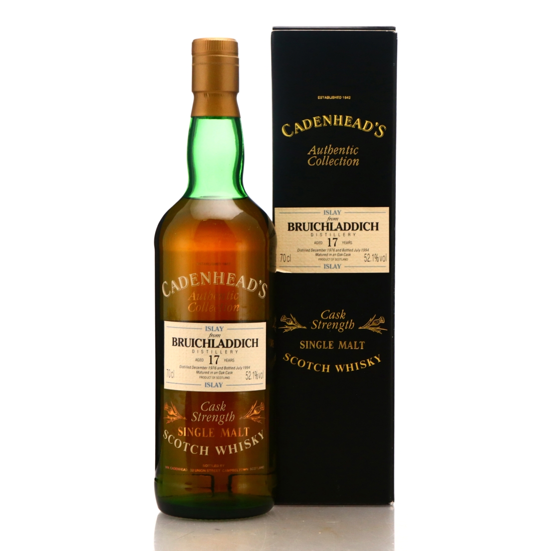 Bruichladdich 1976 Cadenhead's Cask Strength 17 Year Old