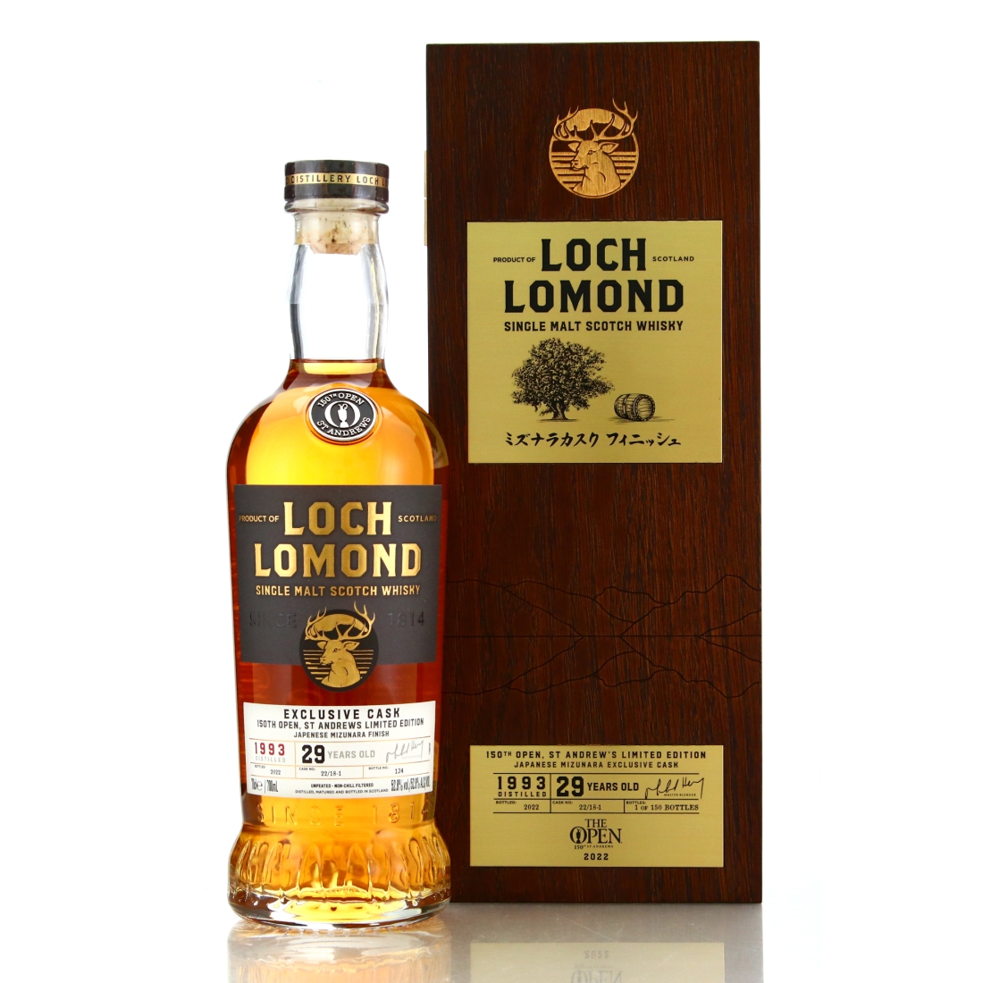 Loch Lomond 1993 Single Mizunara Cask Finish 29 Year Old #22/18-1 / 150th Open St Andrews