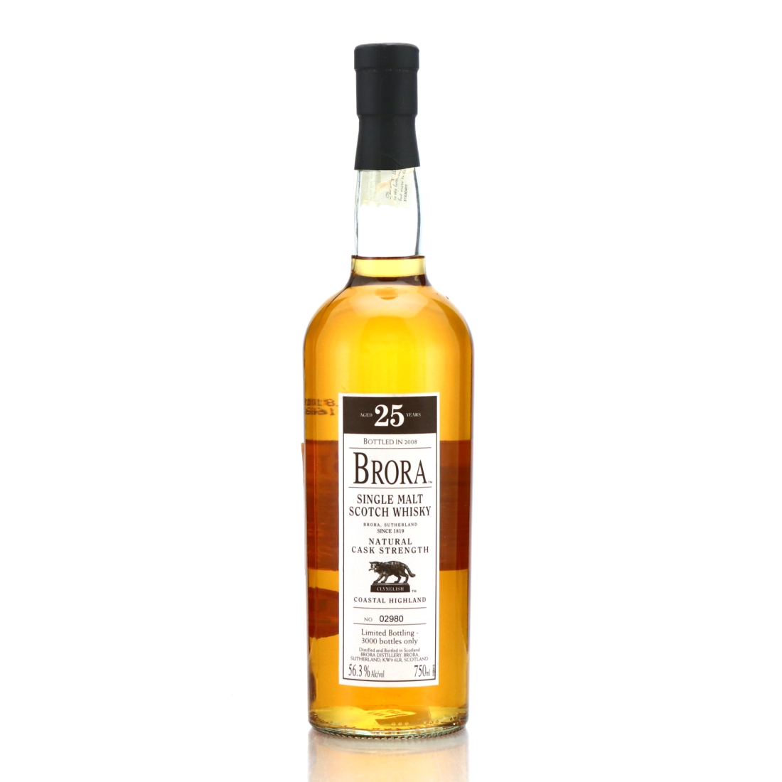 Brora 25 Year Old 2008 Release 75cl / US Import