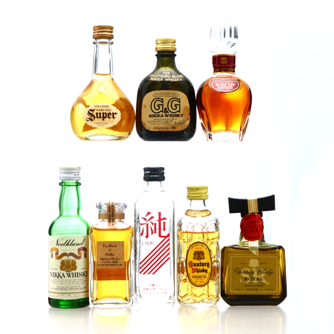 Nikka & Suntory Miniature x 8