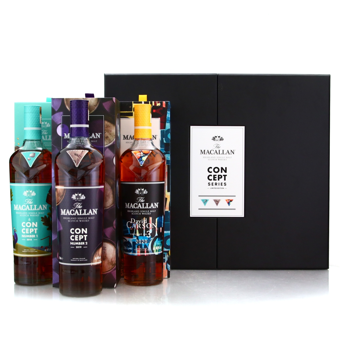 Macallan Concept Number 1-3 Limited Edition Box Set / Art, Music & David Carson