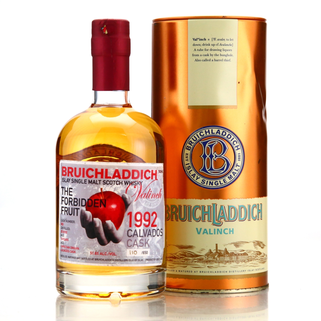 Bruichladdich 1992 Valinch 'The Forbidden Fruit' 19 Year Old