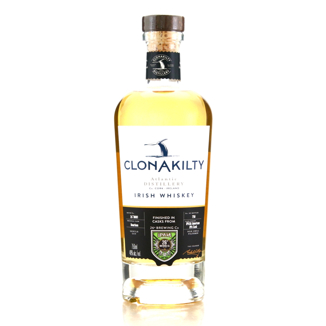 Clonakilty American IPA Cask Finish Irish Whiskey 75cl / US Import