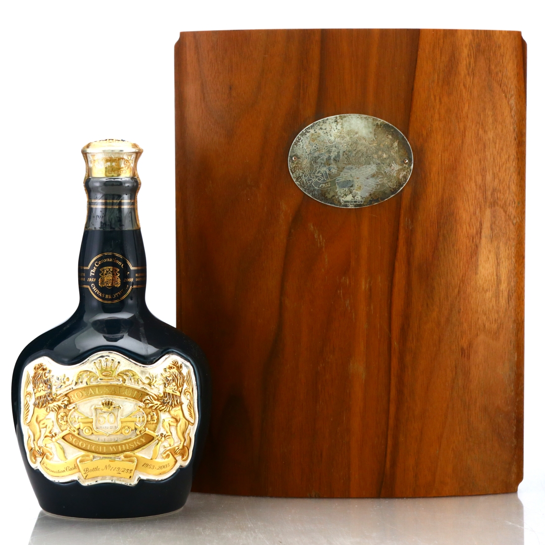 Chivas Royal Salute 50 Year Old Coronation Cask - Leaking
