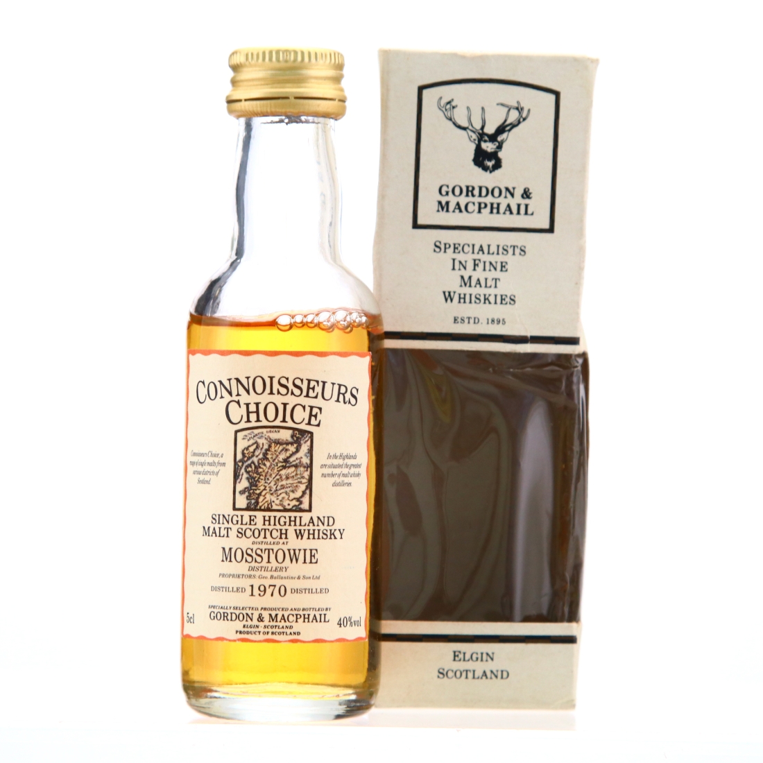 Mosstowie 1970 Gordon and MacPhail Miniature 