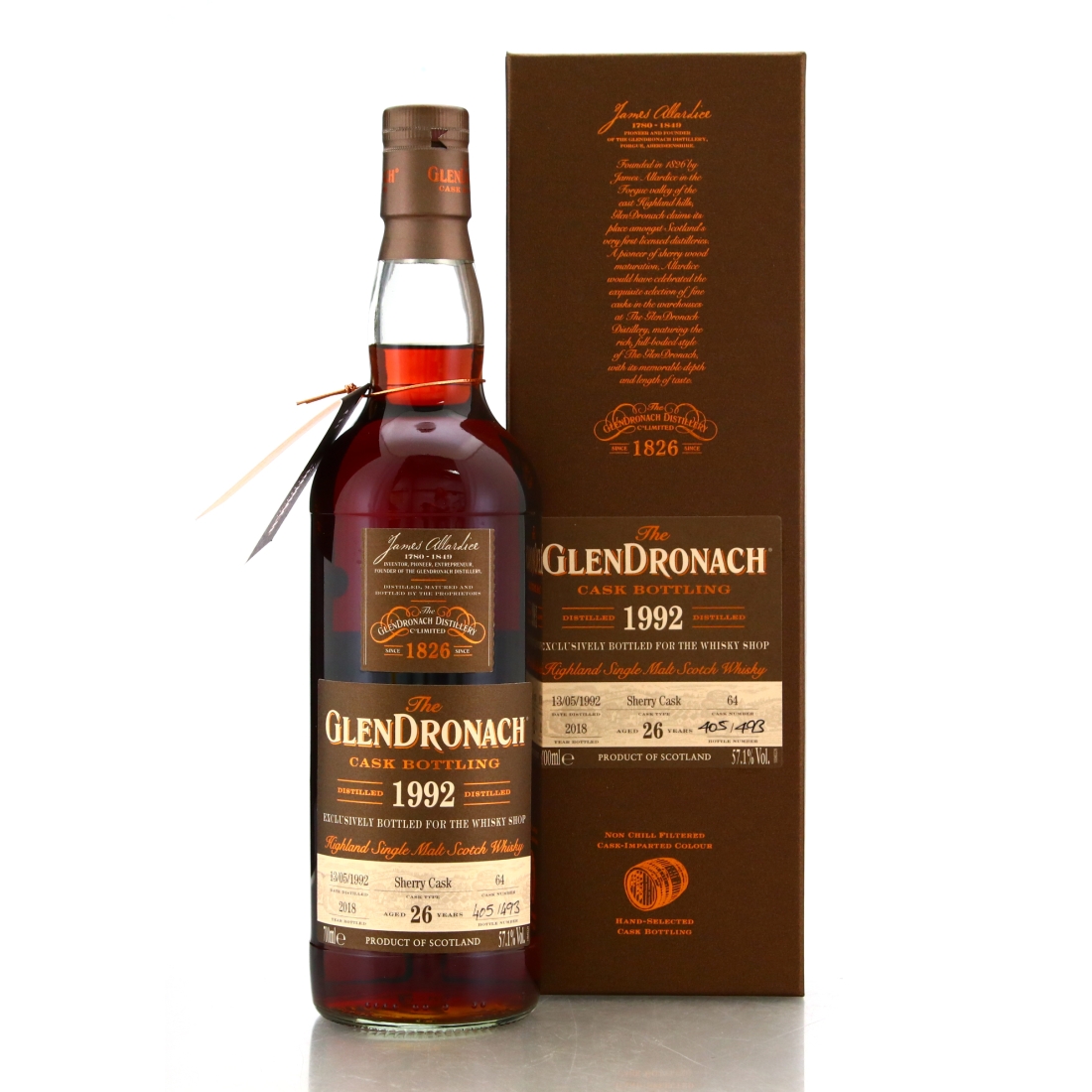 Glendronach 1992 Single Sherry Cask 26 Year Old #64 / TWS
