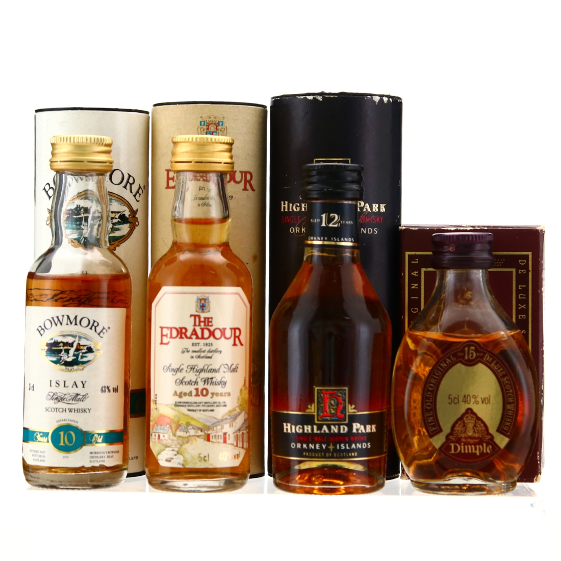 Scotch Whisky Miniatures x 4